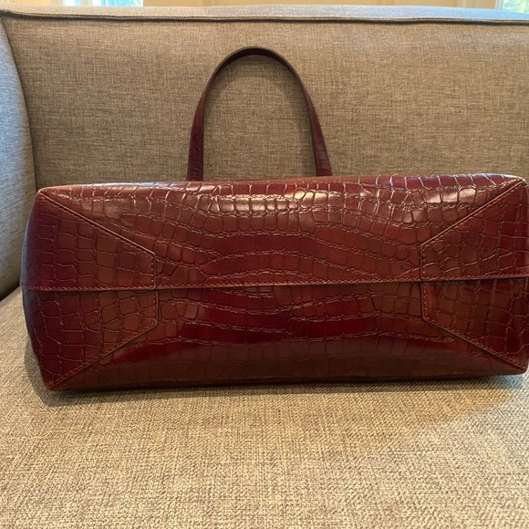 Peter Kaiser Burgundy/Deep Red Tote Bag - Picture 5 of 7
